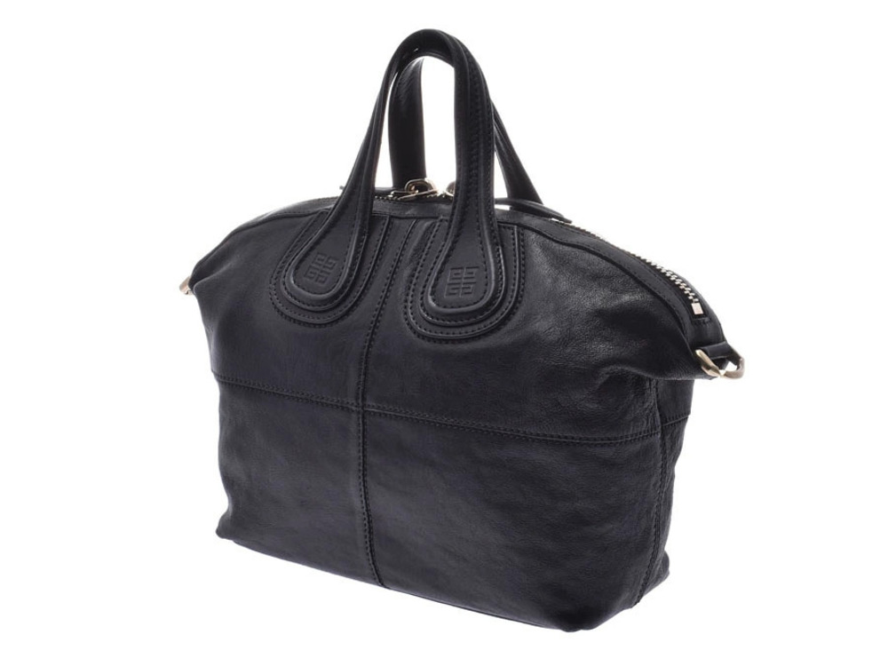 Givenchy Black Leather Nightingale Handbag Strap